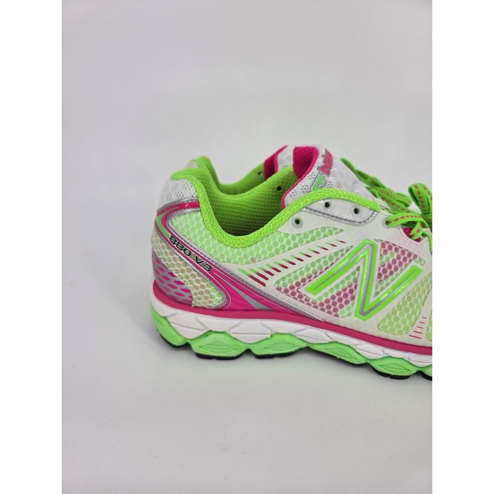 New Balance W880PG3 NEW Women's 10 Neon Green Pink Running Athletic Shoe - Picture 5 of 11